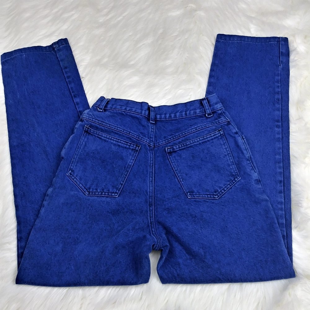 Sundance denim high‎ waist stone wash mom jeans